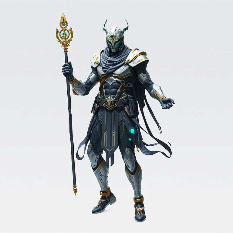 Cyberpunk Warrior Design